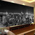 Custom Size Wall Murals?New York City Black and White?Removable Peel and Stick Self-Adhesive Wall Murals Large Photo Wallpaper
