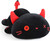 Onsoyours Cute Kitten Plush Toy Stuffed Animal Black Kitty Soft Anime Cat Plush Pillow for Kids (Black B, 20")