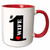 3dRose Number One Wife- Big Numeral One with Red Heart - Mugs (mug_239211_5)