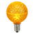 Vickerman G50 LED Yellow Replacement Bulb, E17/C9 Nickel Base .45W, Package of 25