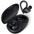 NANSON Headphones Wireless Earbuds 60hrs Playback IPX7 Waterproof Earphones Over-Ear Stereo Bass Headset with Earhooks Microphone LED Battery Display for Sports/Workout/Gym/Running Black