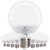 hansang LED G25 Globe Light Bulbs Dimmable 2700K Soft Warm White, 60W Equivalent Vanity Round Light Bulb with E26 Medium Base, Bathroom Light Bulb for Makeup Mirror Home Lighting, 500LM, 8 Pack