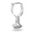 Foose Cookie Cutters Wineglass Cookie Cutter 4 in, Tin Plate Steel, Handmade in USA