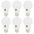 Amazon Basics 60W Equivalent, Dusk to Dawn Sensor, Non-Dimmable, 10,000 Hour Lifetime, A19 LED Light Bulb , Daylight, 6-Pack