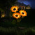 Doingart Solar Sunflower Lights,Upgrade Solar Powered Sunflower Lights with 3 Sunflower,LED Solar Lights Outdoor for Patio Lawn Garden Yard Pathway Decoration