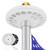 GULADUS Solar Flag Pole Light, 26 LEDs 200lm, 6000 mAh Up to 12 Hrs Flag Pole Light Solar Powered for 15 to 25 inch Flagpoles, IP65 Waterproof, Auto On/Off Dusk to Dawn,