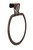 Spectrum Diversified Leaf Over-The-Cabinet Door Towel Ring, Bronze