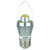 Sunlite ETC/3LED/3W/WW/S/D LED 120-volt 3-watt Medium Based Chandelier Lamp, Warm White Color