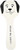 Pavilion Gift Company Dog Licked The Spoon-10 spoon rest, 10", White