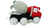 Soft Plush Cement Mixer Truck Construction Toy