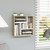 KTHLBRH Wall Shelf,Floating Shelves - Wall Mounted Shelves - Wall Decor Shelves for Bedrooms, Living Rooms White and Sonoma Oak 17.8"x6.3"x7.8" Chipboard