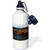 3dRose "Brattleboro, Vermont and the Connecticut River" Sports Water Bottle, 21 oz, White