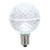 Vickerman G50 LED Cool White Replacement Bulb, E17/C9 Nickel Base .45W, Package of 25