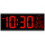 Soobest Digital Wall Clock with Date Temperature, Large LED Display Numbers with Dimmer 12 Inches(Red)