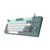 ZDawnn Wired Mechanical Gaming Keyboard Tenkeyless,80% Compact 87 Keys LED Backlight,Hot Swappable Blue Switch TKL Mechanical Keyboard for Computer and Laptop (White/Gray)