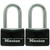 Master Lock 141TLF Covered Aluminum Padlock with Key, 2 Pack Keyed-Alike, Black
