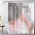 LB Grey and White Shower Curtain Decor,Pink and Black Marble Texture Modern Abstract Shower Curtain for Bathroom 60X72 inch Polyester Fabric Bathroom Decoration Bath Curtains Hooks Included