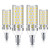16W E12 LED Corn Bulbs, 1500LM Natural White 4000K Candelabra Light Bulbs, 100W Equivalent, E12 Base LED Chandelier Bulbs, Non-Dimmable LED Lamp, 4Pack