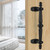 MOLIGOU Barn Door Pull Handle, 9" Heavy Solid Cast Iron Gate Handle, Rustic Door Handle for Fence, Shed, Garage