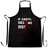 If Daryl Dies We Riot Parody Chef's Apron Slogan Walking Dead Zombie Black One Size