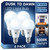 UNILAMP Dusk to Dawn Light Bulbs Outdoor 60 Watt Equivalent, 4 Pack 9W Dusk to Dawn Sensor Light Bulb Daylight 5000K, A19 Light Bulb, 900LM, Automatic Photocell Light Bulb for Outdoor Lighting