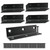 L Bracket,Heavy Duty Corner Brace,Stainless Steel Shelf Bracket,Black Large Angle Brackets, Metal Braces for Wood Aufuga (3.2'')