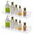 YestBuy Acrylic Floating Wall Display Shelves?Clear Bathroom Shelves, Wall Mounted Non Drilling Thick Clear Storage, Display Shelves