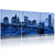 SkenoArt 3 Piece Blue New York City Canvas Wall Decor Cityscape Art Prints Brooklyn Bridge Pictures Poster NYC Night Skyline Painting for Bedroom Bathroom Home Wall Art Ready to Hang 12"x16"x3PCS SkenoArt 3 Piece Blue New York City Canvas Wall Decor Cityscape Art Prints Brooklyn Bridge Pictures Poster NYC Night Skyline Painting for Bedroom Bathroom Home Wall Art Ready to Hang 12"x16"x3PCS