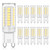 YUIIP G9 LED Bulbs 4W Daylight White 6000K, 40W Halogen Bulb Equivalent, AC110V-130V G9 Bi-pin Ceramic Base LED Light Bulbs, Non-Dimmable 10-Pack