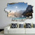 godblessign Seagulls Black Mountain Ocean Sea Wall Decal Landscape 3D Break Through Wall Sticker Removable PVC Funny Wall Art Decal Christmas Home Decor Vinyl Mural for Kids Room, 36inx24in