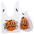 BESTOYARD 50pcs Halloween Candy Bag Halloween Bags Halloween Treat Bag Plastic Gift Bag Plastic Packaging Bags Lip Gloss Organizer Clear Cookie Bags Gift Plastic Bags Candy Bags White Pouch