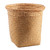 Alipis Seagrass Waste Basket Wicker Trash Can Woven Garbage Bin Laundry Hamper Rattan Plant Pot Rustic Storage Basket Rubbish Recycling Container for Kitchen Home Office