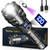 Flashlights High Lumens Rechargeable, 100000 Lumen Flashlight, Super Bright Flashlight LED Powerful Flashlights, High Power Flashlight for Camping Hiking Gift, Flashlights for Emergencies
