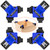 90 Degree Angle Clamps, Woodworking Corner Clip, Right Angle Clip Fixer, Set of 4 Clamp Tool with Adjustable Hand Tools (Blue4)
