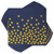 100PCS Blue Party Napkins Gold Dot Cocktail Paper Napkins Beverage Napkin for Birthday Wedding Dinner Disposable Supplies
