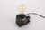 Kiven Industry Table Light E26 Poly Base UL Certification Button Switch Cord Steampunk Style Art Light Bulbs Not Included