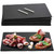 Hacaroa 6 Pieces Slate Cheese Board with 2 Chalks, 12" x 8" Black Charcuterie Boards Natural Slate Stone Plate Tray, Gourmet Serving Platter for Meats, Fruits, Parties, Appetizers