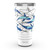Tervis Traveler Guy Harvey Shark Camo Triple Walled Insulated Tumbler Travel Cup Keeps Drinks Cold & Hot, 30oz, Stainless Steel
