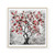 Canvas Wall Art Red Flowers Tree Landscape Canvas Painting Abstract Prints And Posters Pictures For Living Room Home Decor-60x60cm No frame