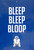 Star Wars R2D2 Novelty Decorative Two-sided Blue Sign - Bleep Bleep Bloop