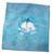 3dRose Image of Christmas Bells, Pine Cones, Ribbon, and Bow in Blue - Towels (twl-329122-3)
