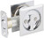 Kwikset 335SQT-26 Privacy Pocket Door Locks, Polished Chrome