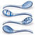 Asian Soup Spoon Set of 4, Ceramic Chinese Soup Spoons Long Handle Ramen Spoons Soup Spoons for Ramen Pho Dumpling Wonton Noodles