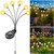 Solar Garden Lights Outdoor, Solar Swaying Light for Outside, 6 Led Waterproof Firefly Lights, Solar Powered Garden Decorations Light, Swaying Outdoor Lamps for Yard Patio Pathway Decor