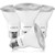 LUXRITE 4 Pack PAR20 LED Bulbs, 50W Equivalent, 3000K Soft White, Dimmable LED Spotlight Bulb, Indoor Outdoor, 7W, 500 Lumens, Wet Rated, E26 Standard Base, UL Listed