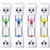 4 Pieces Toothbrush Timer for Kids 2 Minute Sand Timer Smile Pattern Tooth Brushing Sand Timer Timers for Proper Tooth Brushing Boys Girls Oral Hygiene Party Favors (Blue, Pink, Yellow, Green)