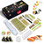 24 In 1 Sushi Roller Kit,Sushi Making Kit,Sushi Maker Kit With Sushi Bazooka,Bamboo Sushi Rolling Mat,Sushi Mold,Chef's Knife,Chopsticks,Sushi Making Kit For Beginners,Sushi Kit,Make At Home Sushi
