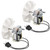 Bathroom Vent Exhaust Fan Motor Replacement Electric Motors Kit Compatible with Nutone Broan 50CFM 120V (2 Piece)