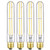 T10 Led Bulb,Dimmable 6W Led Tubular Bulbs, Soft White 3000K, 60 Watt Incandescent Bulb Equivalent,Clear Glass,E26 Base Lamp Bulb,for Cabinet Display Cabinet etc,4 Pack. (7.3 in -Soft White(3000K))