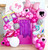 Pink Princess Balloon Garland Arch Kit Pink Girl Princess Theme Party Decoration Balloon Garland Set for Wedding Girl Birthday Kids Baby Shower Birthday Party Decorations
